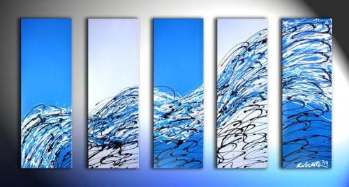 modern_paintings_abstract_art_color_colorful_blue_ocean_online_gallery_original_art_artist_5_panel_gallery_wrap