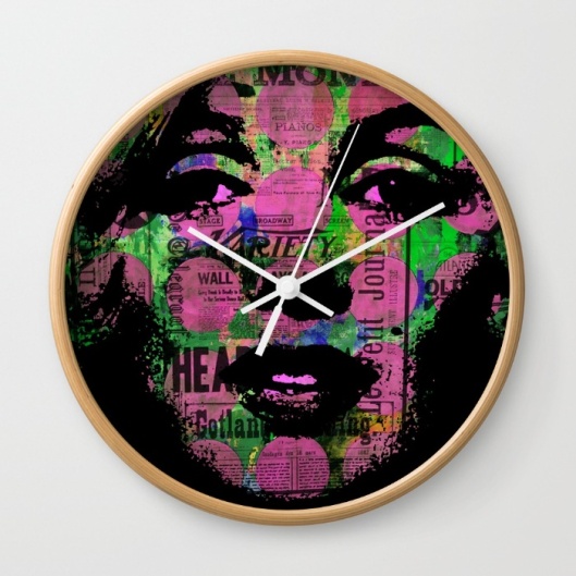 sexy-monroe-in-purple-woman-girl-sex-print-poster-wall-clocks
